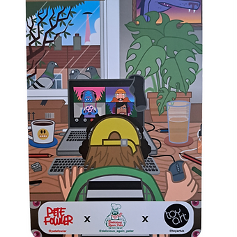 PETE FOWLER X TOY ART COLLAB
