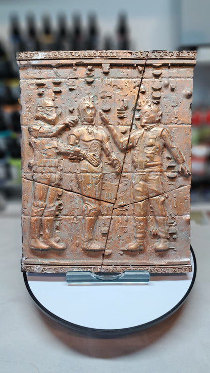 Ancient Star Wars relief ( copper effect)