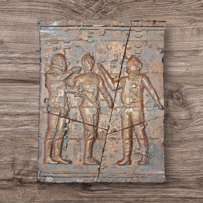 Ancient Star Wars relief ( copper effect)