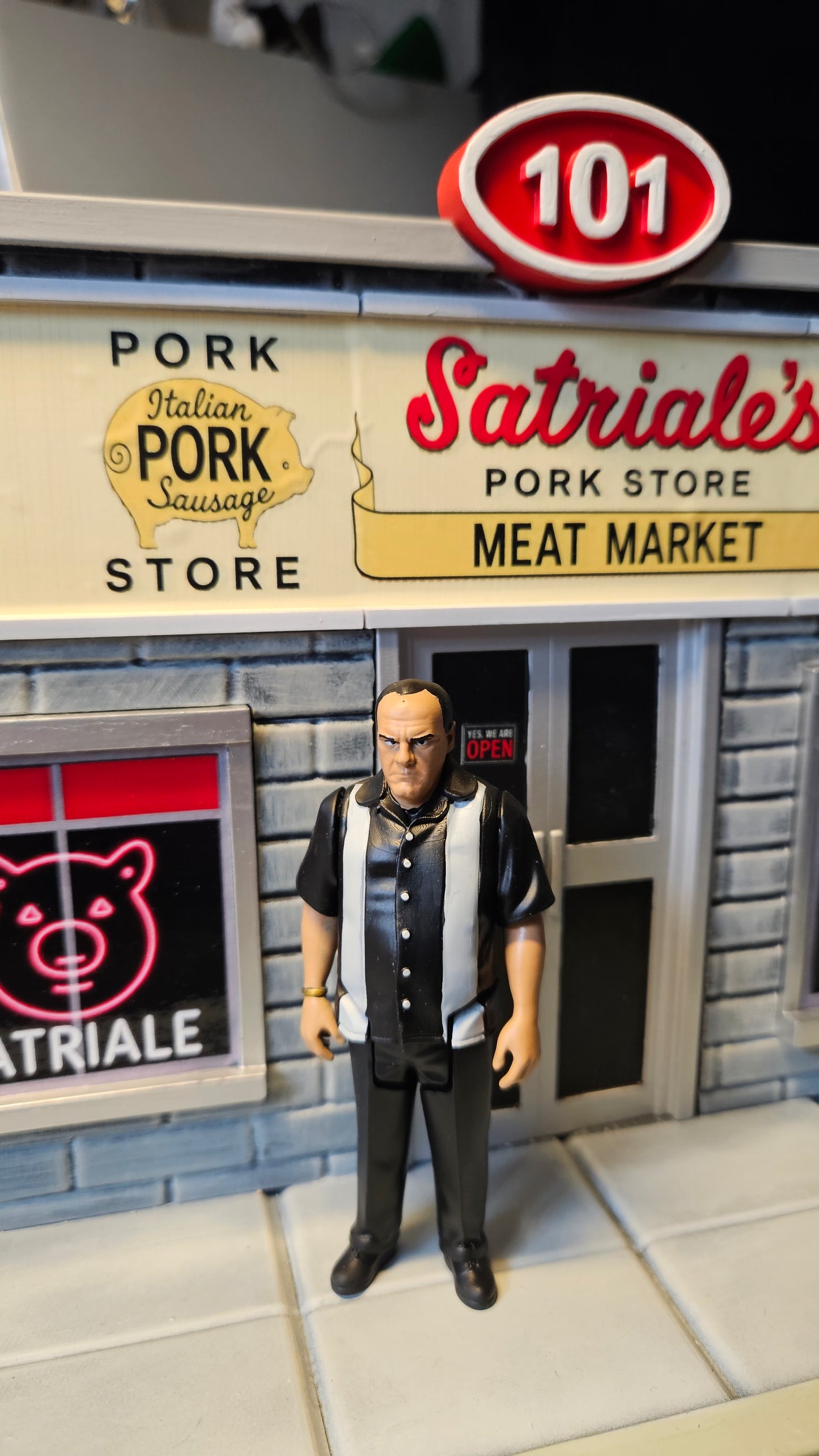 Sopranos - Satriale's Pork Store Playset ( Pre-order)