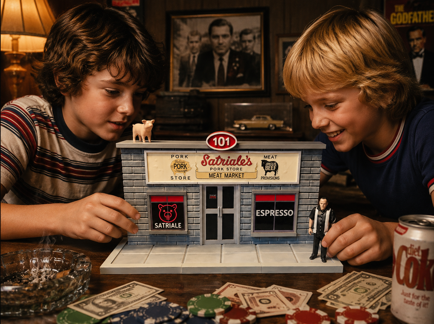 Sopranos - Satriale's Pork Store Playset ( Pre-order)