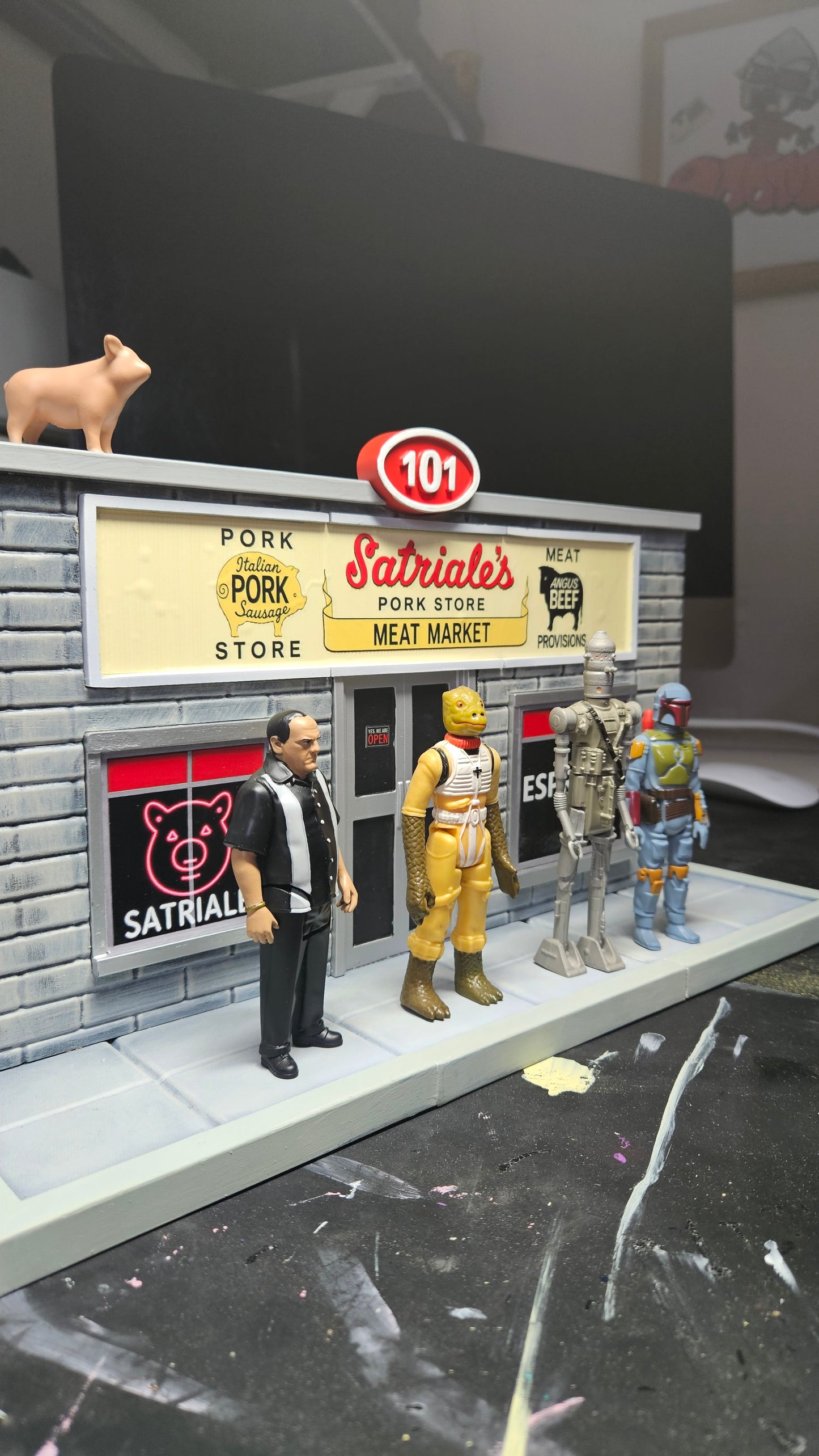 Sopranos - Satriale's Pork Store Playset ( Pre-order)
