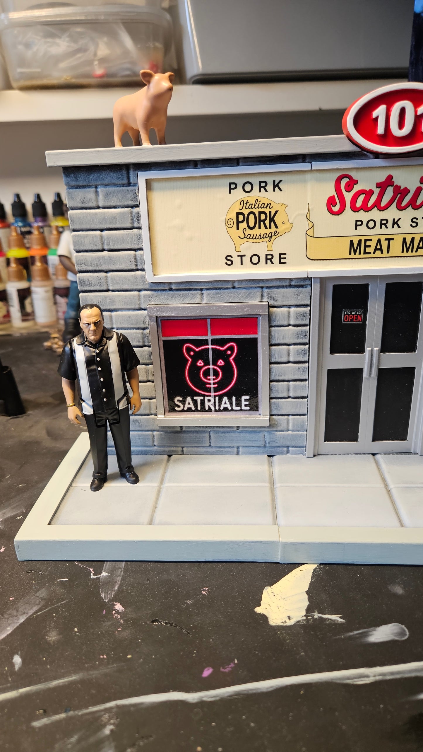 Sopranos - Satriale's Pork Store Playset ( Pre-order)