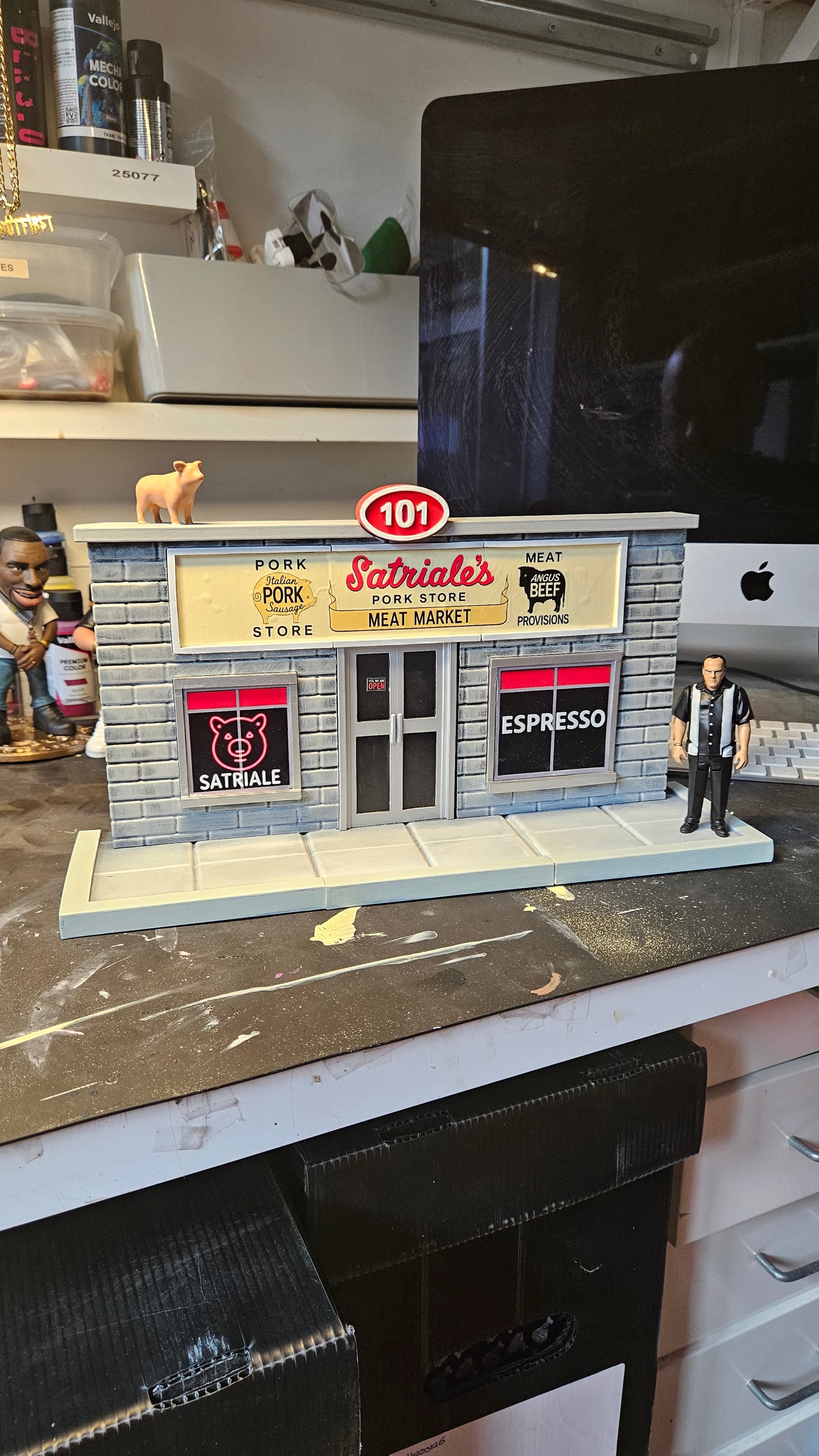 Sopranos - Satriale's Pork Store Playset ( Pre-order)